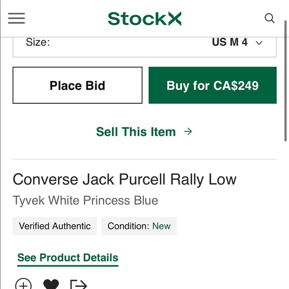 Converse Jack Purcell Rally Low Tyvek - Picture 9 of 9